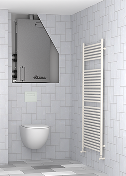 Instalace jednotek DUPLEX Slim nad závěsné WC